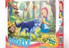 Puzzle 120 piese. Scufita Rosie