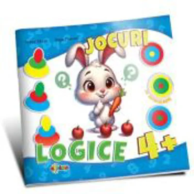 Jocuri logice 4+. Cu autocolante