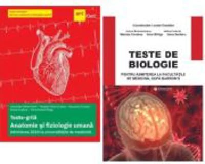 Pachet Admitere la facultatile de medicina dupa manualul Barron's. Teste grila de Anatomie si fiziologie umana - Alexandru Mihai Antohi, Lorela Carada