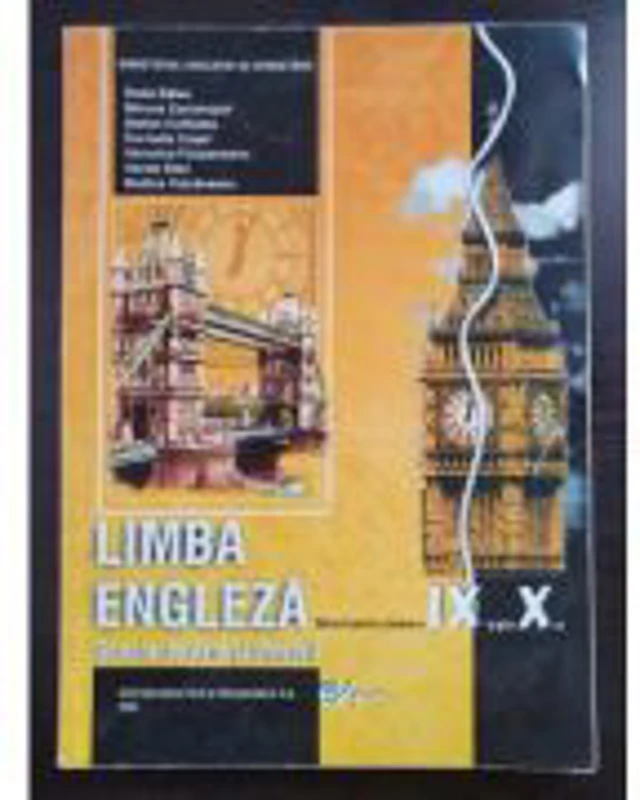 Manual Limba engleza, clasele a IX-a si a X-a Scoli de Arte si Meserii - Viorica Focseneanu