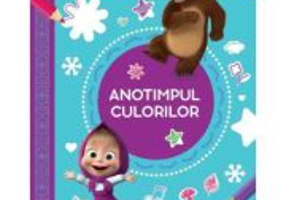 Masha si Ursul. Anotimpul culorilor. Carte de colorat