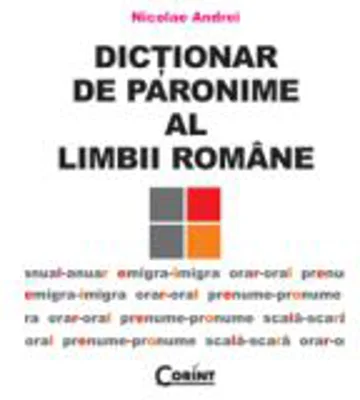 Dictionar de paronime al limbii romane