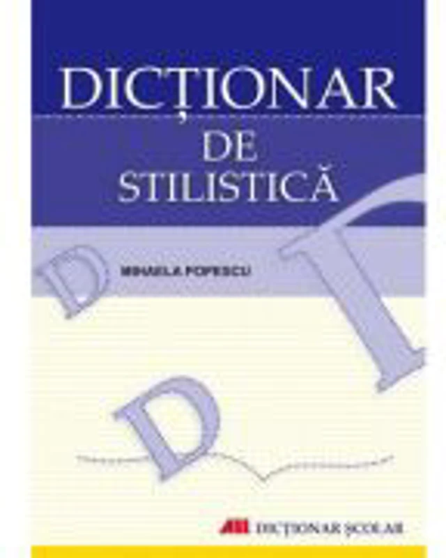 Dictionar de stilistica (Mihaela Popescu)