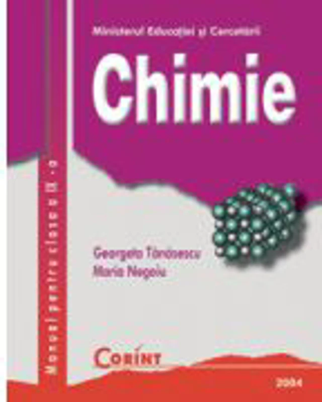 Chimie. Manual pentru clasa a IX-a - Georgeta Tanasescu