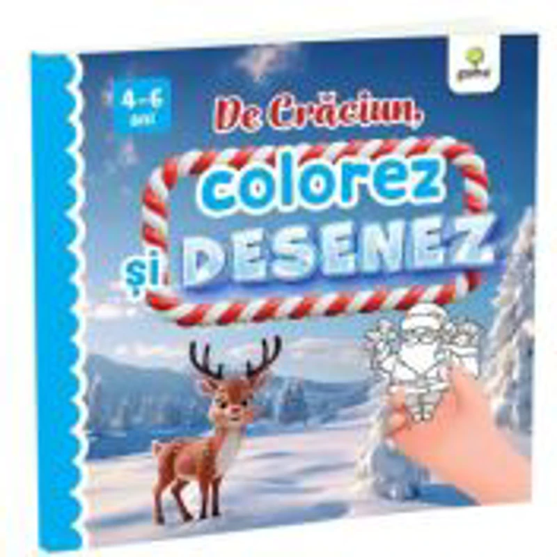 De Craciun, colorez si desenez
