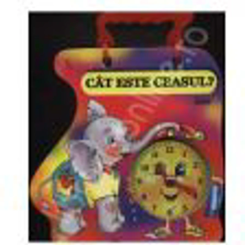 Cat este ceasul? - elefant (carticica pentru copii)