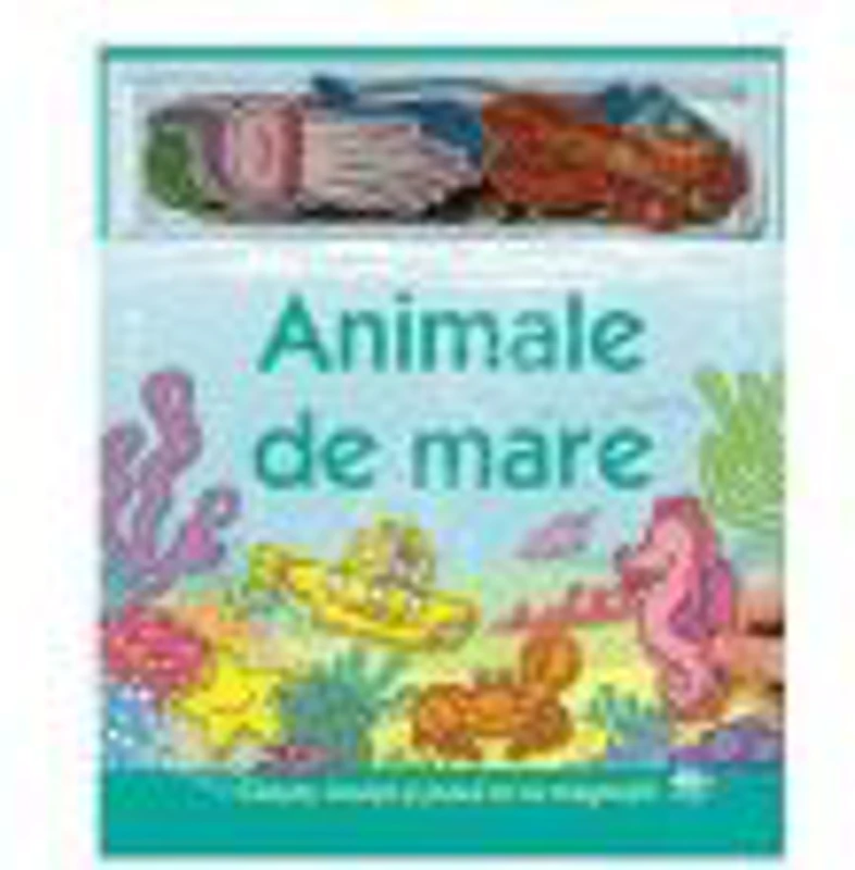 Animale de mare. Carte cu magnet