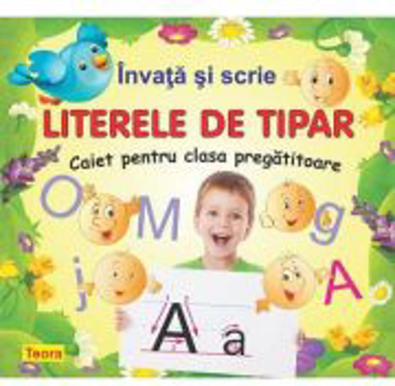 Invata si scrie literele de tipar - Diana Rotaru