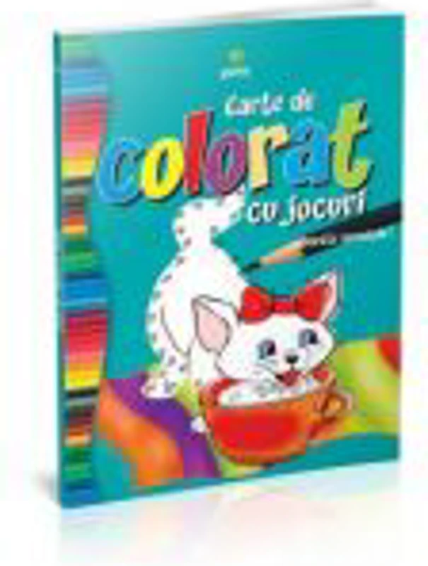 Carte de colorat cu jocuri. Uneste punctele!