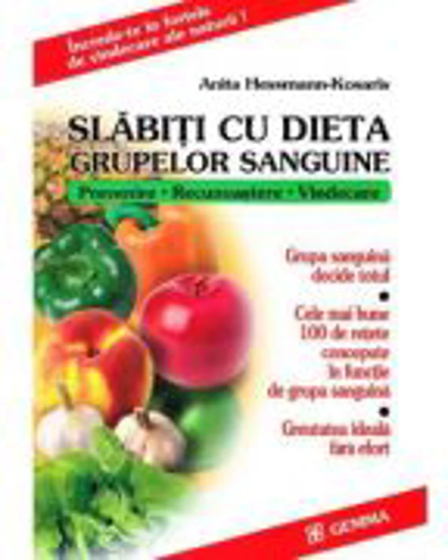 Slabiti cu dieta grupelor sanguine - Anita Hessman-Kosaris