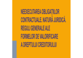 Neexecutarea obligatiilor contractuale. Natura juridica. Reguli generale ale formelor de valorificare a dreptului creditorului - Vlad-Victor Ochea