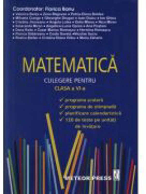 MATEMATICA - Culegere pentru clasa a VI-a (Florica Banu)