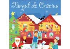 Prima mea carte cu autocolante. Targul de Craciun