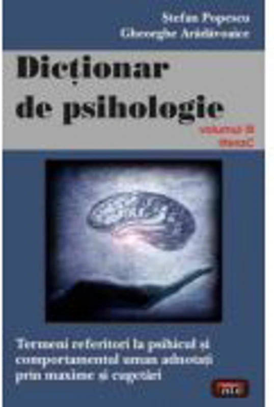 Dictionar de psihologie vol. 3 - Stefan Popescu