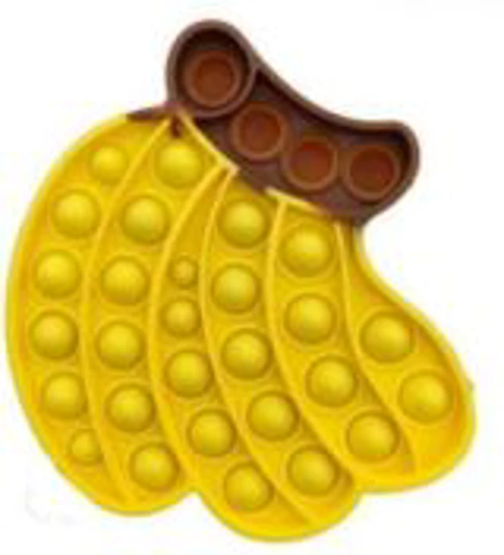 Jucarie antistres din silicon Pop it now and flip banane multicolor, FLIPPY