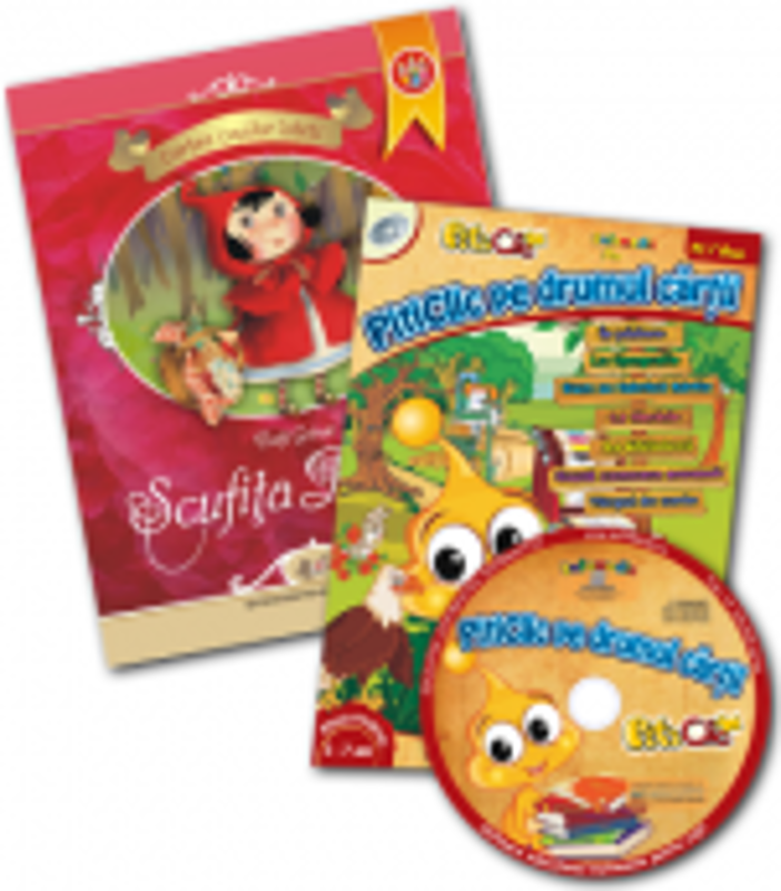 Scufita rosie + CD Piticlic pe drumul cartii