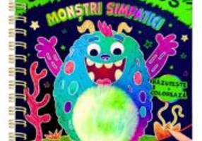 Monstri simpatici. Scratch Art. Pufos