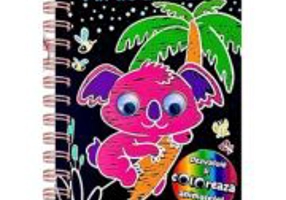 Pui de animale. Scratch Art