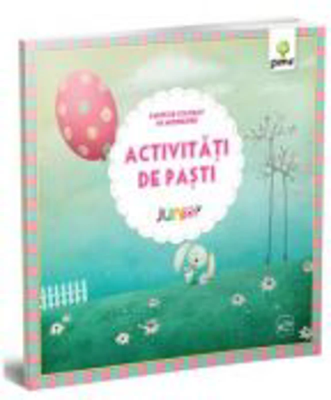 Activitati de Pasti - Junior Plus - Carte de colorat cu abtibilduri