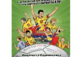 Supereroii din istoria fotbalului romanesc in benzi desenate - Mihai Grajdeanu