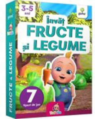 Carduri educative TraLaLa. Invat fructe si legume