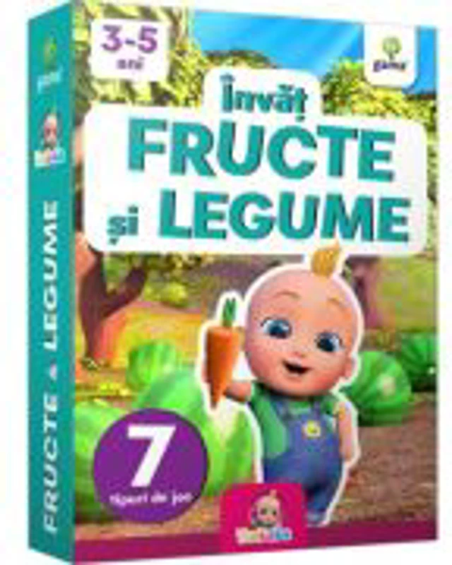 Carduri educative TraLaLa. Invat fructe si legume
