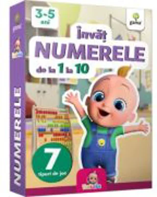 Carduri educative TraLaLa. Invat numerele de la 1 la 10