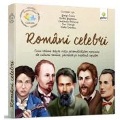 Pachet Cultura. Romani celebri. Cinci volume despre viata personalitatilor marcante ale culturii romane, povestite pe intelesul copiilor