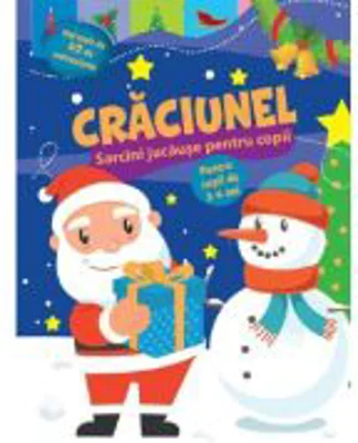 Craciunel. Sarcini jucause pentru copii 3-4 ani