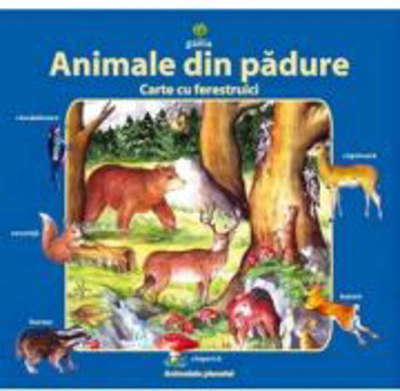 Animale din padure - Carte cu ferestruici