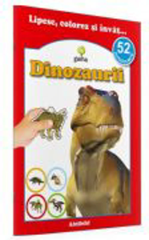 Lipesc, colorez si invat... - Dinozaurii