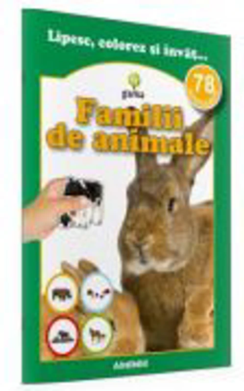 Lipesc, colorez si invat... - Familii de animale
