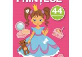 Printese. Prima mea carte de colorat cu 44 autocolante