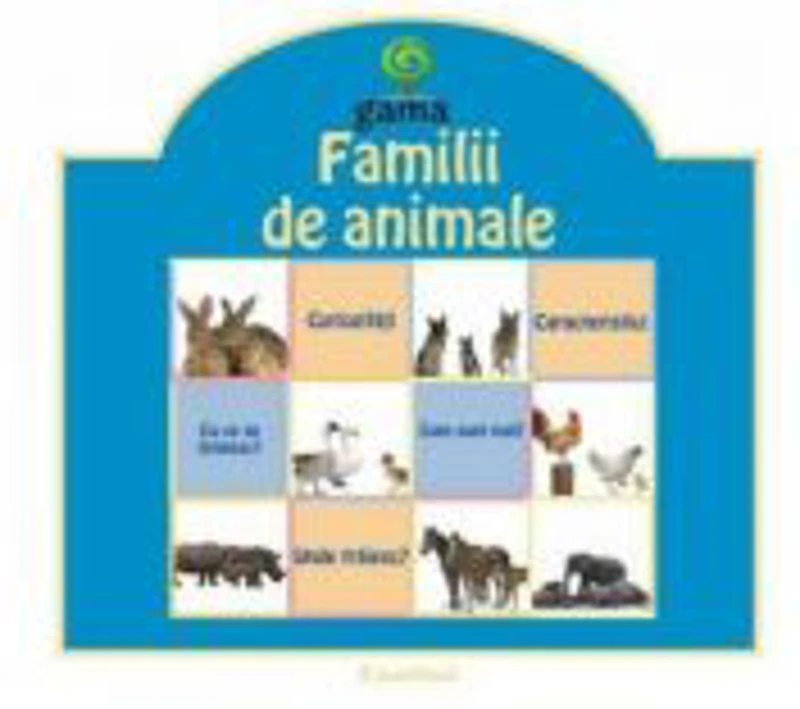 Pliante educative - Familii de animale