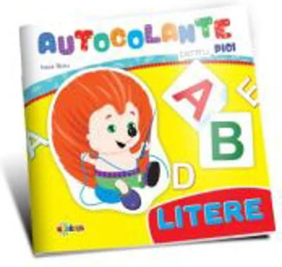 Autocolante pentru pici. Litere