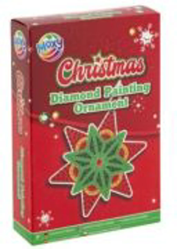 Set creativ DIY, Ornamente de Craciun, Diamond painting, Stea