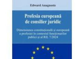 Profesia europeana de consilier juridic - Edward Anagnoste