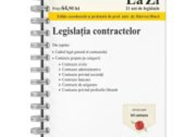 Legislatia contractelor. Actualizat la 3. 12. 2024 - Razvan Dinca