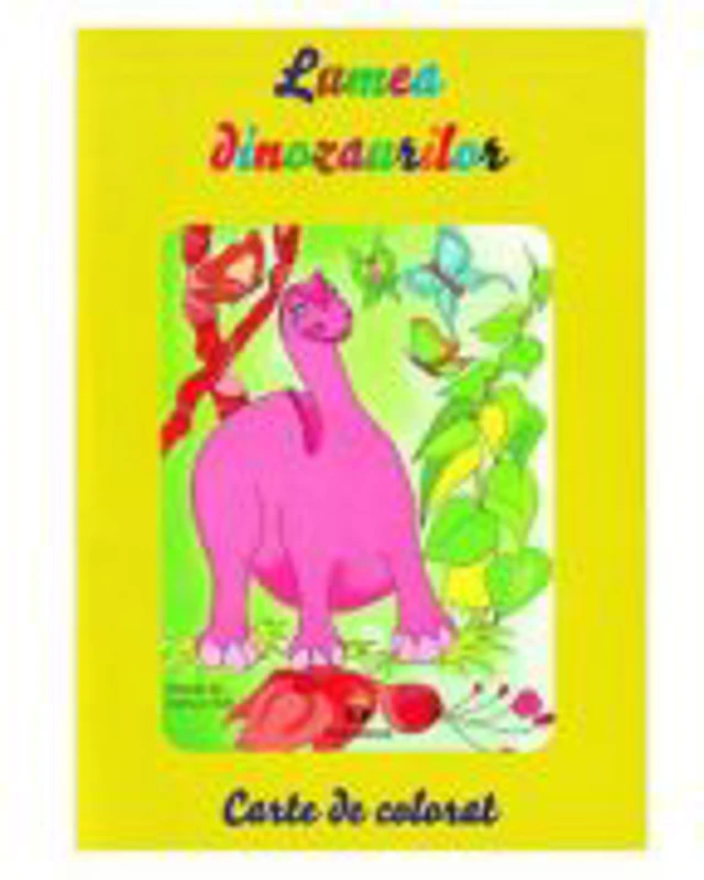Lumea dinozaurilor. Carte de colorat