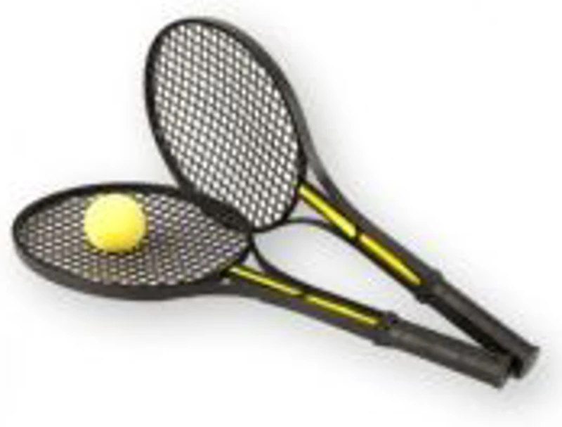 Set rachete tenis cu minge galbena