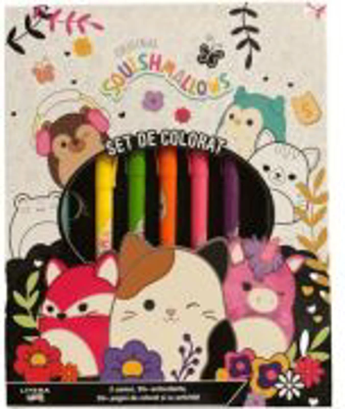 Original Squishmallows. Set de colorat