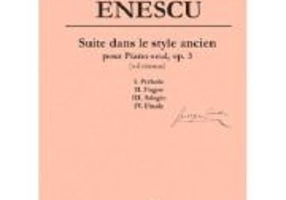 Suite dans le style ancien pour Piano seul, op. 3 (sol mineur)