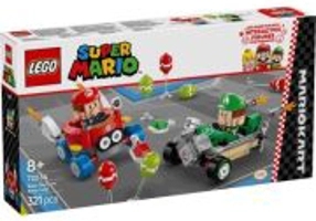LEGO Super Mario. Mario Kart Baby Mario si Baby Luigi 72034, 321 piese