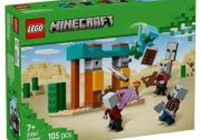 LEGO Minecraft. Patrula Illager de desert 21267, 105 piese