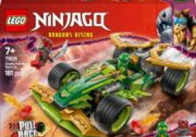 LEGO Ninjago. Masina de curse pull-back a lui Lloyd 71828, 181 piese