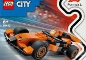LEGO City. Pilot F1 cu masina de curse McLaren 60442, 86 piese
