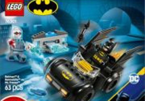 LEGO DC Super Heroes. Batman si Batmobile vs. Mr. Freeze 76301, 63 piese