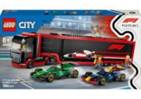 LEGO City. Camion F1 cu masinile F1 RB20 si AMR24 60445, 1086 piese