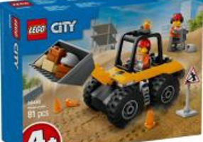 LEGO City. Incarcator pe roti galben pentru constructii 60450, 81 piese