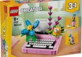 LEGO Creator. Masina de scris cu flori 31169, 363 piese